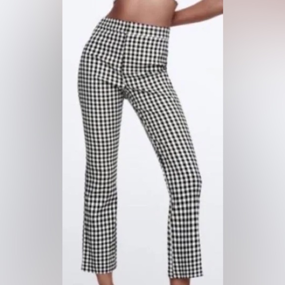 Zara Gingham Pants Size USA Size 6